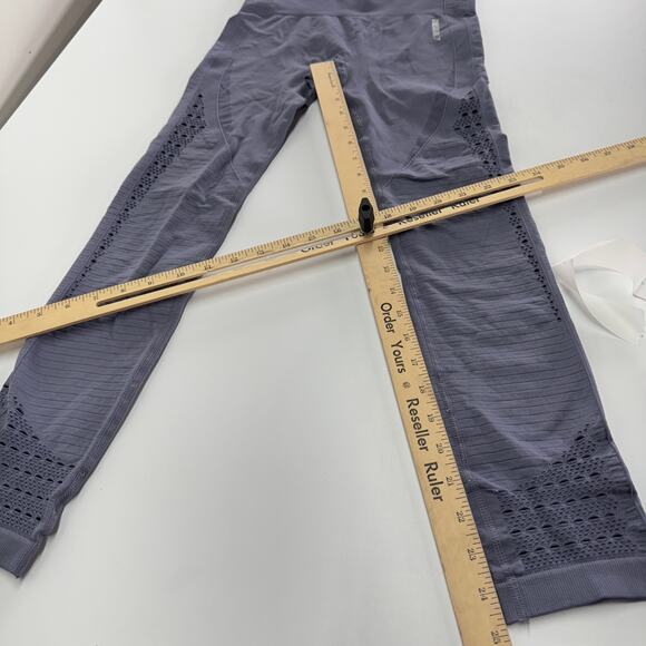 Gymshark Leggings Womens Small Purple Energy High Waisted Seamless Cutout - Picture 10 of 10